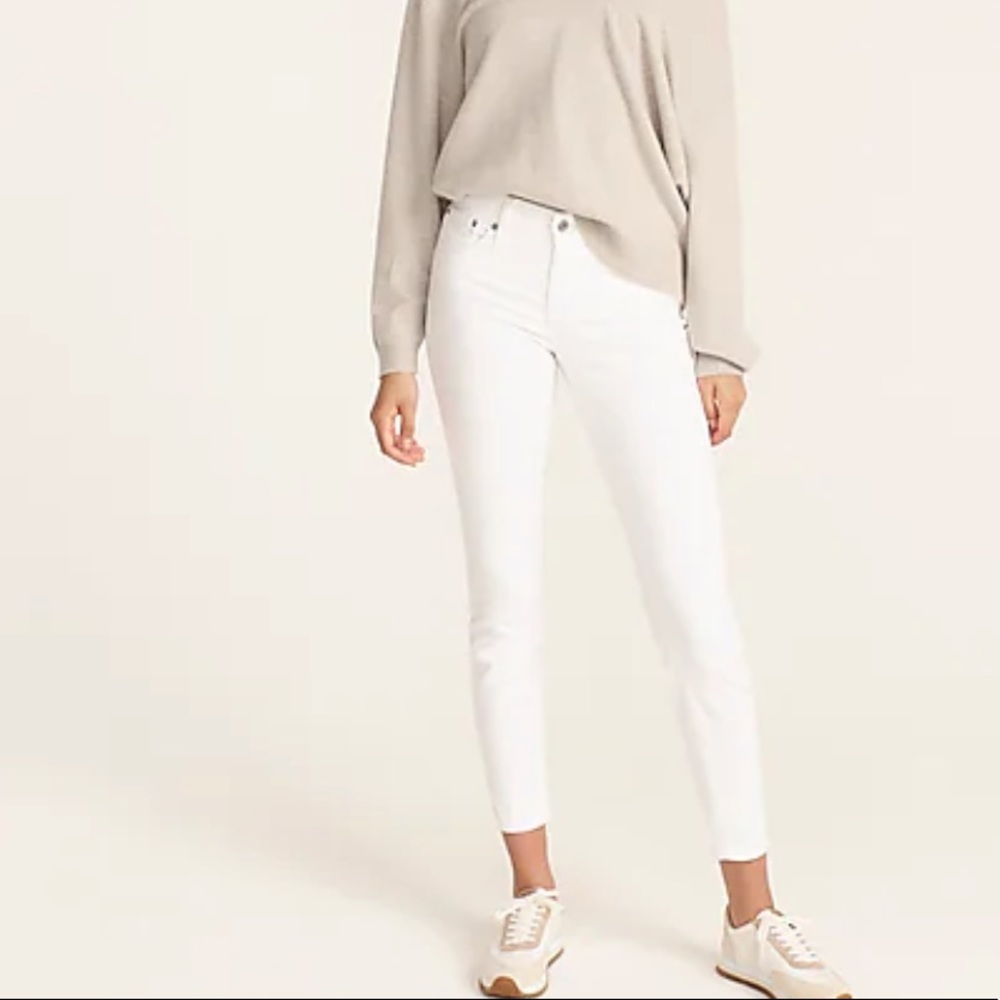 J. Crew Toothpick white jean - size 25 Ankle